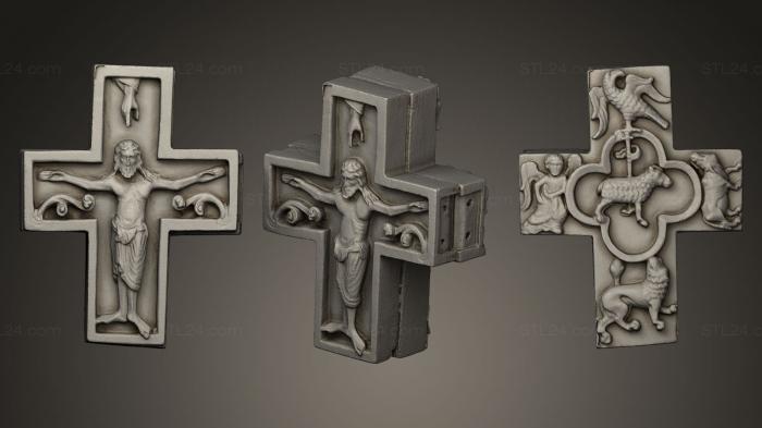 Кресты и распятия (Распятие, KRS_0186) 3D модель для ЧПУ станка